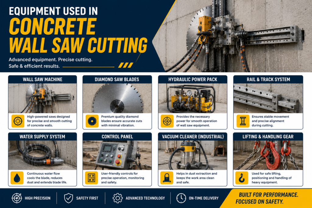 Concrete Wall Saw Cutting Services Dubai
