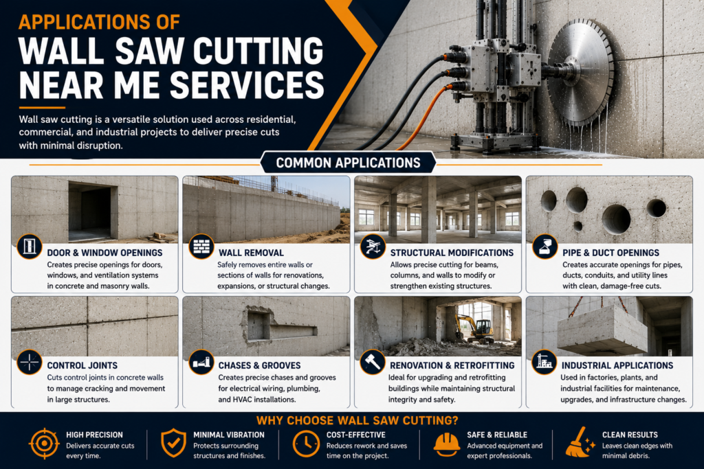 Wall Saw Cutting Services