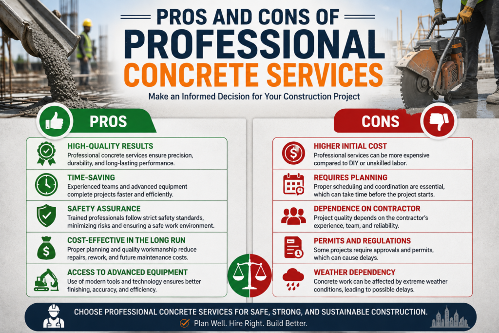 Concrete Companies in Dubai | Pros and Cons of Professional Concrete Services