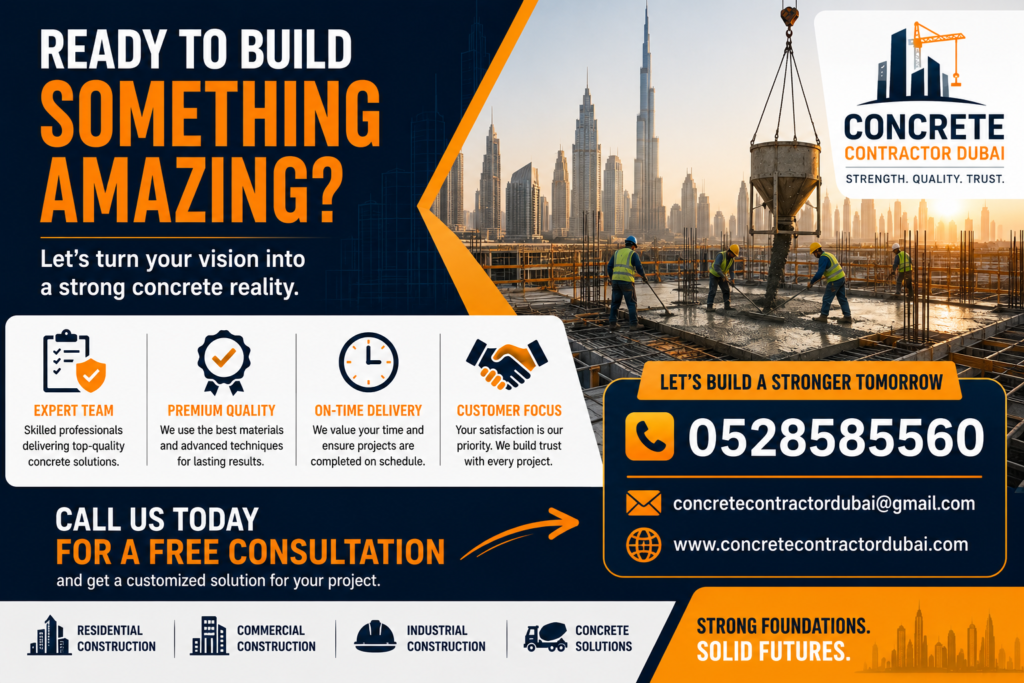 Contact for Concrete Wall Cutting Dubai