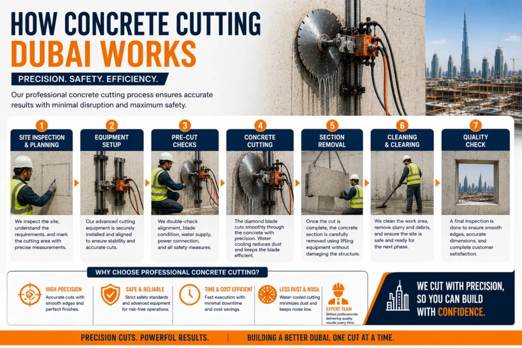 Concrete Cutting Services in Dubai