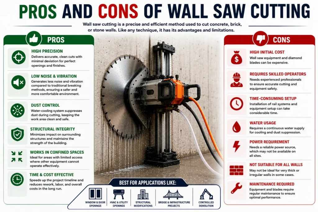 Best Wall Saw Cutting Services in Dubai