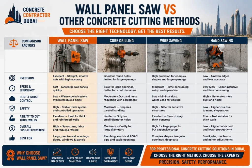 Wall Panel Saw Services in Dubai