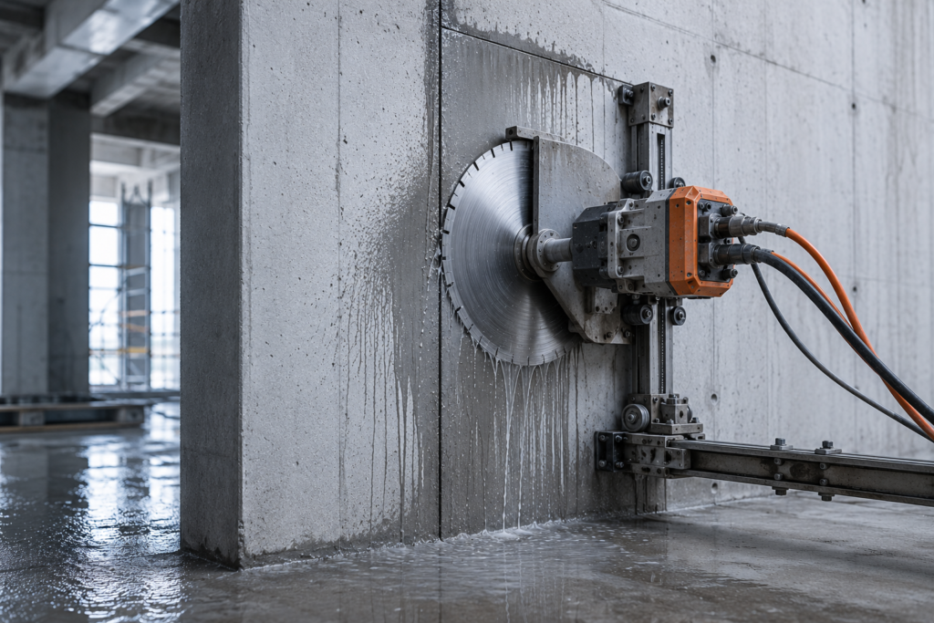 Concrete Wall Cutting Work in Dubai