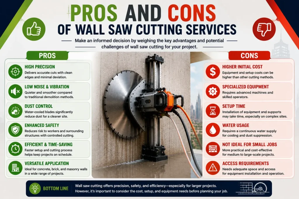 Best Wall Saw Cutting Services in Dubai