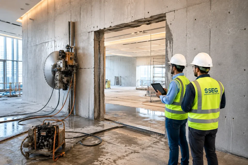 Concrete Wall Cutting Dubai