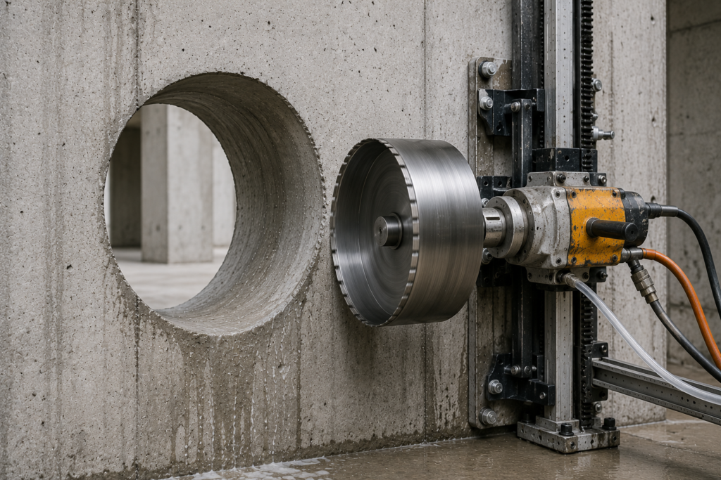 Concrete Wall Hole Cutting Service in Dubai