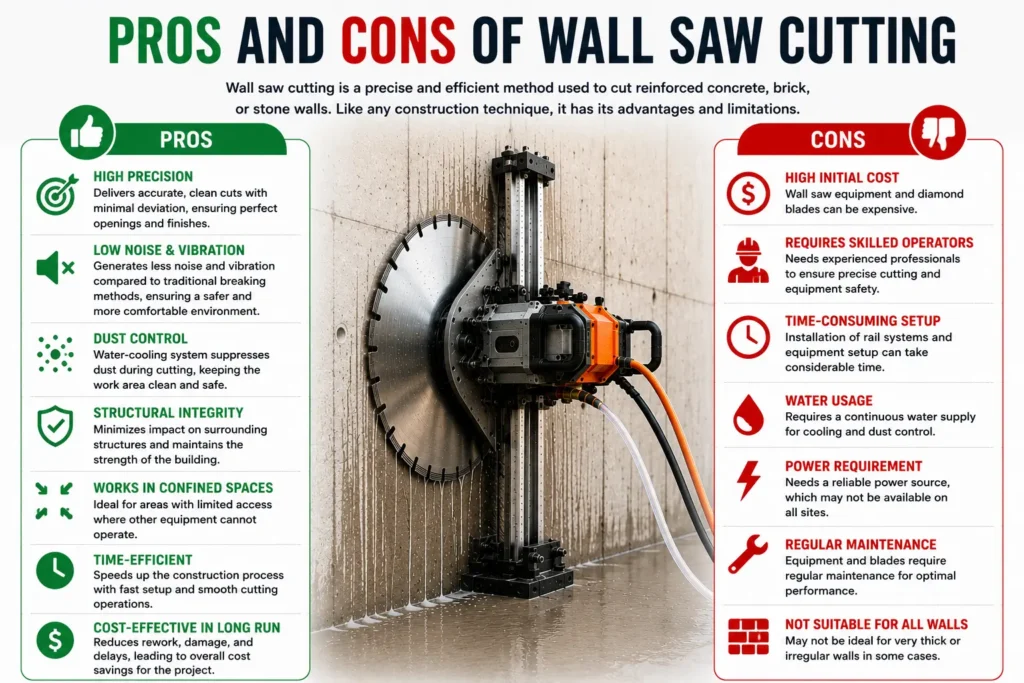 Best Wall Saw Cutting in Dubai