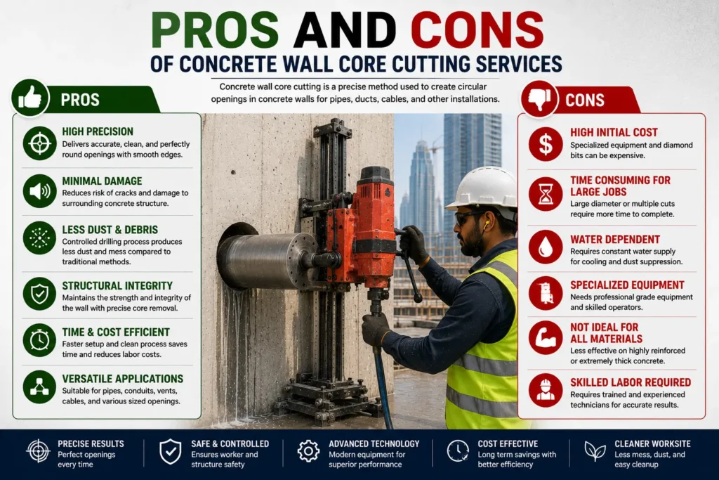 Best Concrete Wall Core Cutting Services