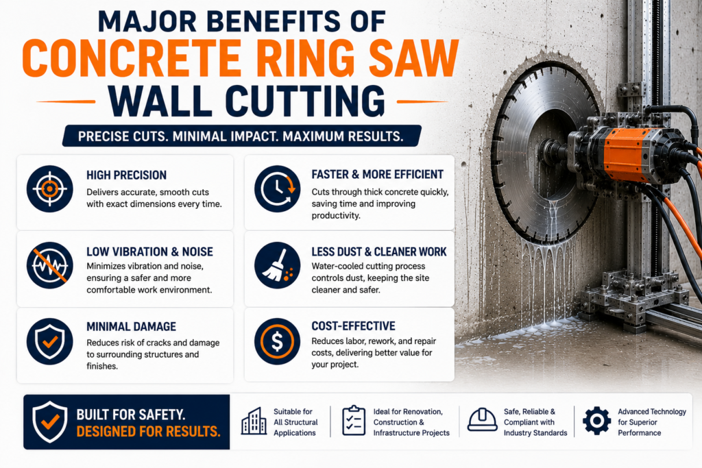 Best Concrete Ring Saw Wall Cutting