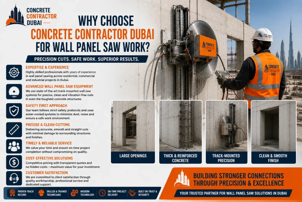 Best Wall Panel Saw Services in Dubai