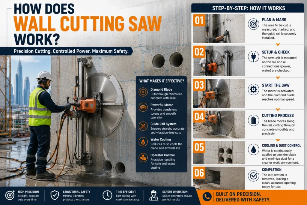 Professional Wall Cutting Saw Dubai