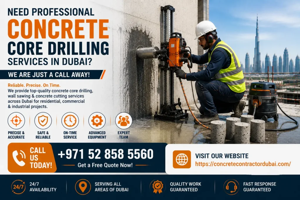 Contact for Professional Best Saw for Cutting Wet Wall in Dubai