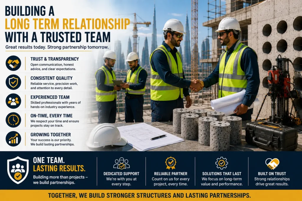 Building a Long Term Relationship With Concrete Contractor Dubai
