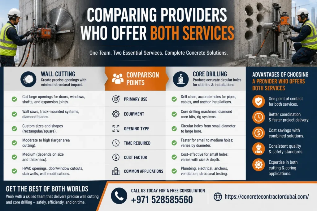 Comparing Providers Who Offer Both Services in Dubai