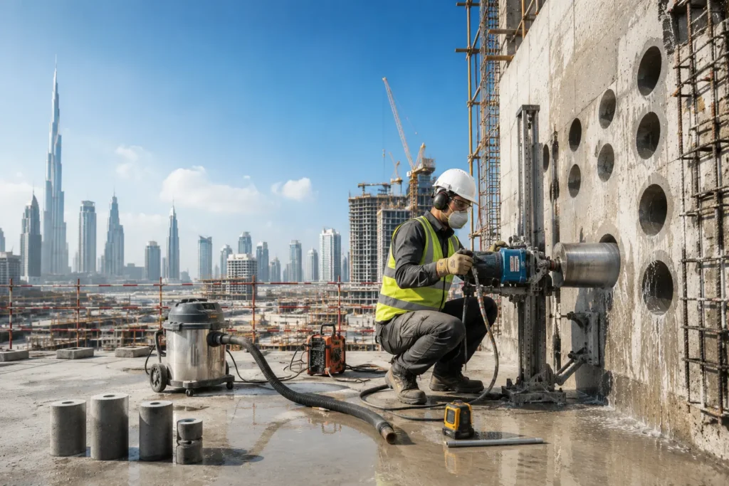 Concrete Coring Services in Dubai
