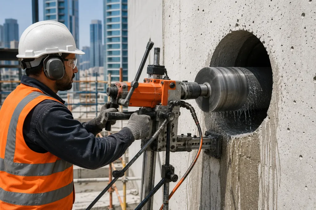 Concrete Wall Hole Cutter in Dubai 