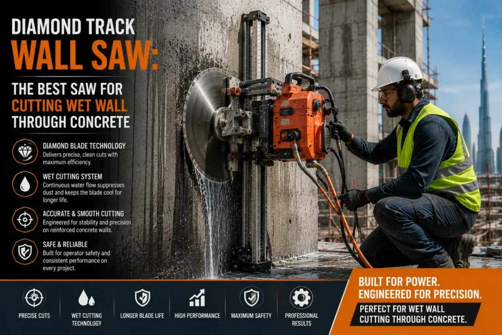 Diamond Track Wall Saw in Dubai