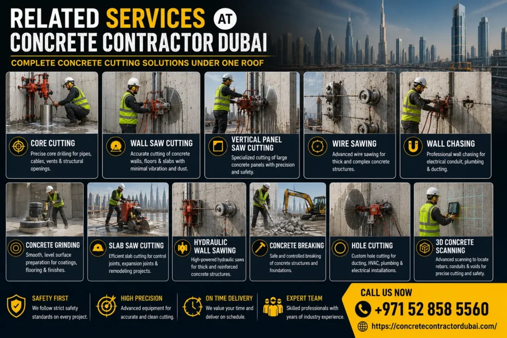 Related Services at Concrete Contractor Dubai