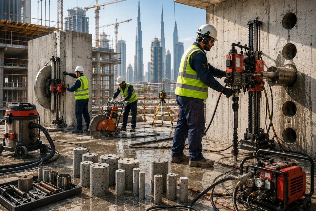 Core Cutting Contractors in Dubai