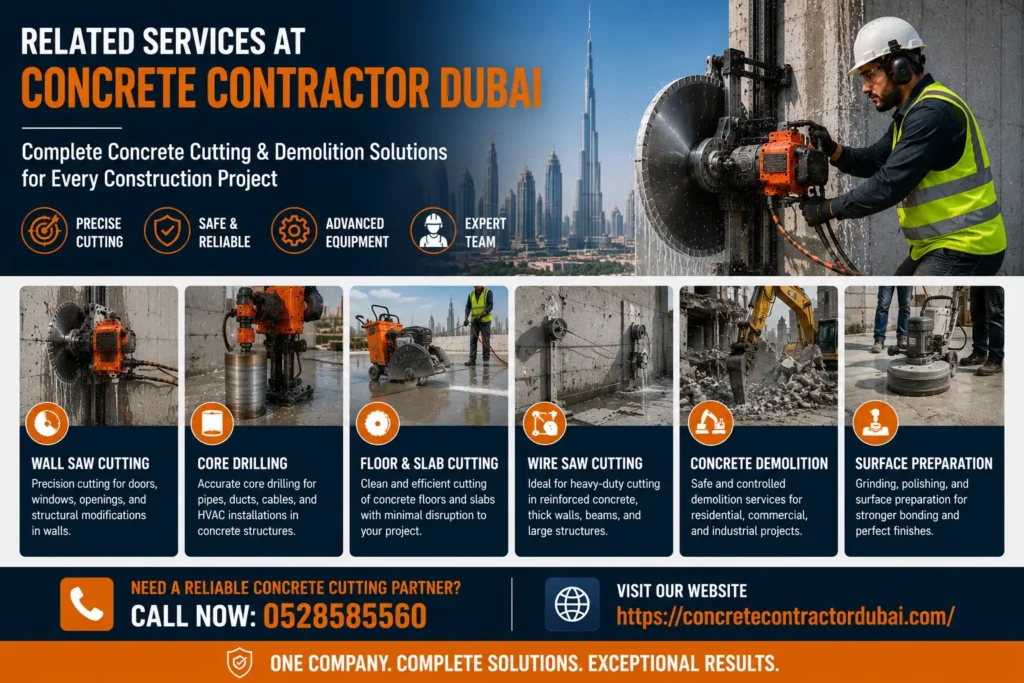 Related Services at Concrete Contractor Dubai
