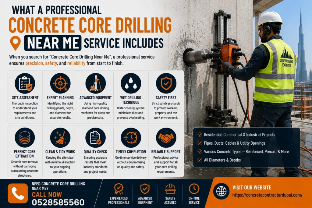 Professional Concrete Core Drilling Near Me