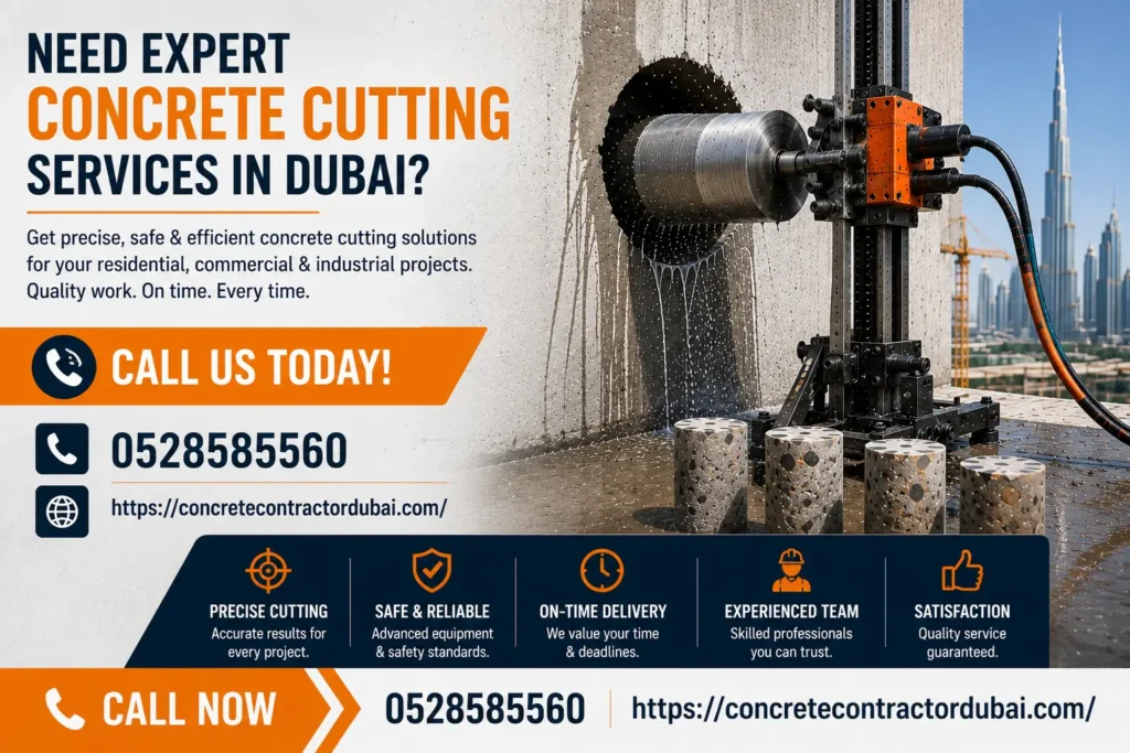 Contact for Best Concrete Wall Hole Cutter in Dubai 