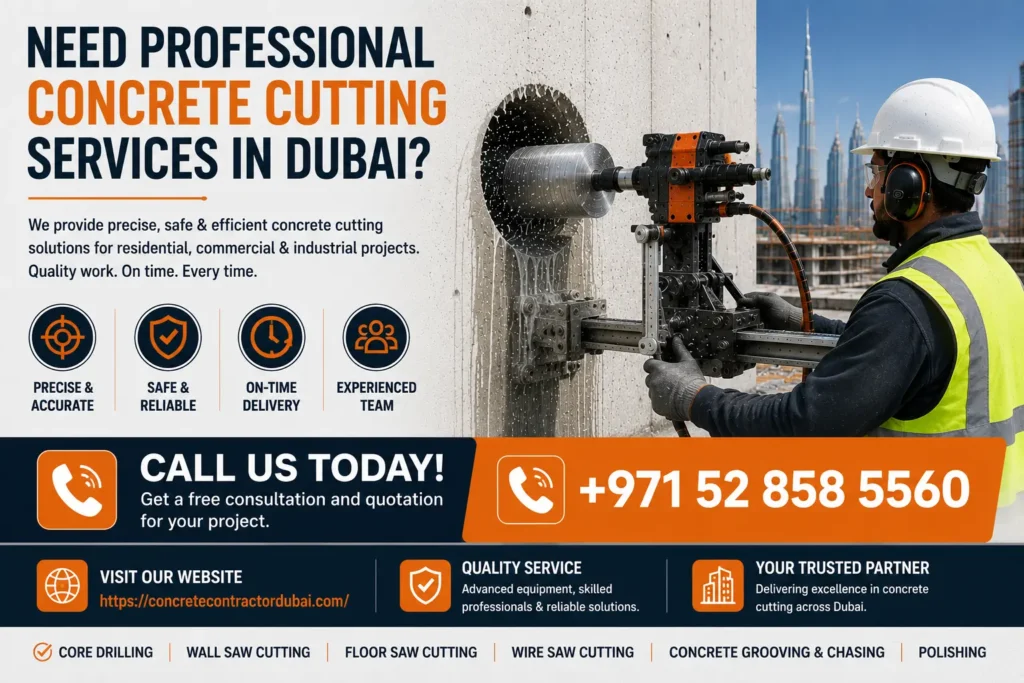 Contact for Concrete Coring Company