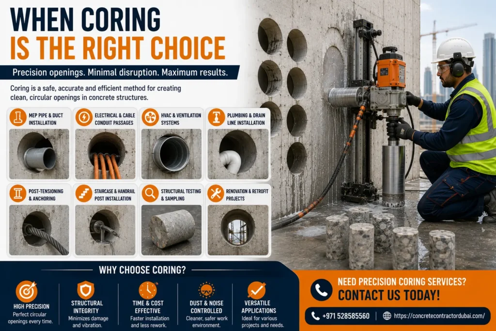 When Coring Is the Right Choice