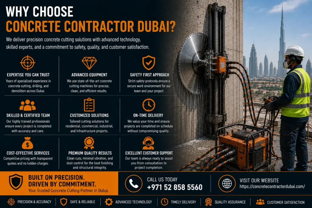 Best Concrete Wall Cutting Saw in Dubai