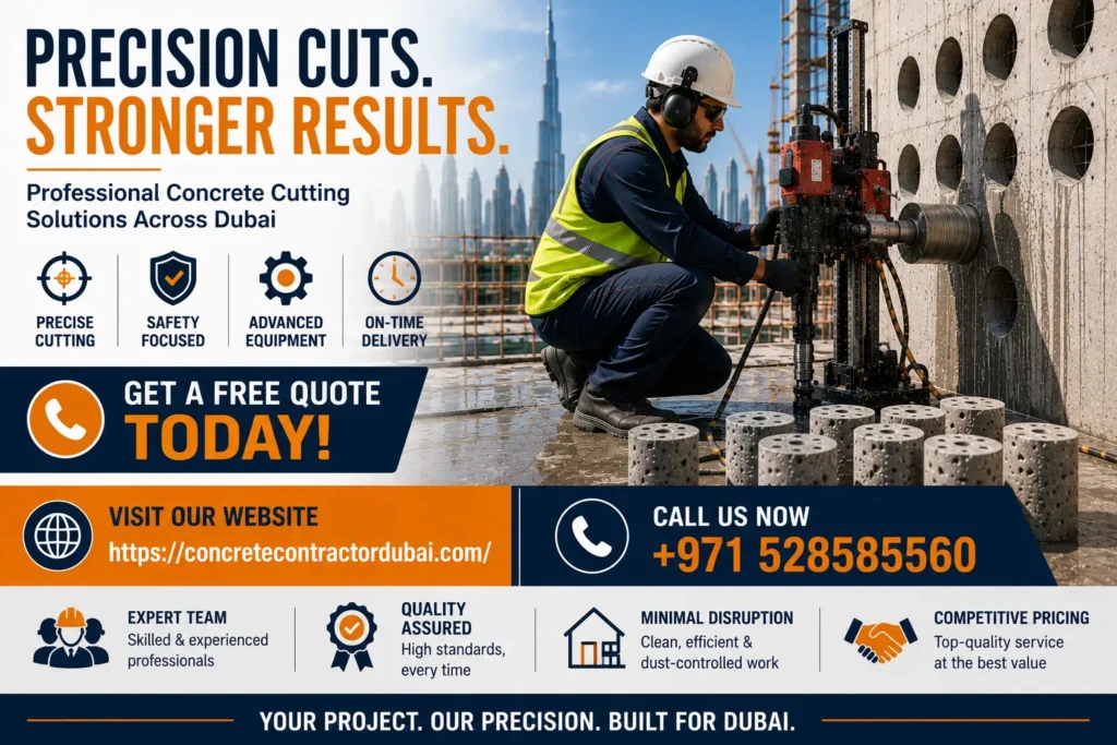 Contact for Professional Concrete Coring in Dubai