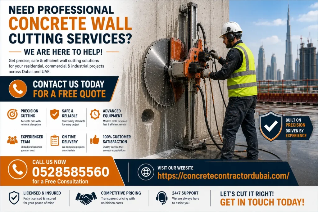 Contact for Professional Wall Circular Saw in Dubai