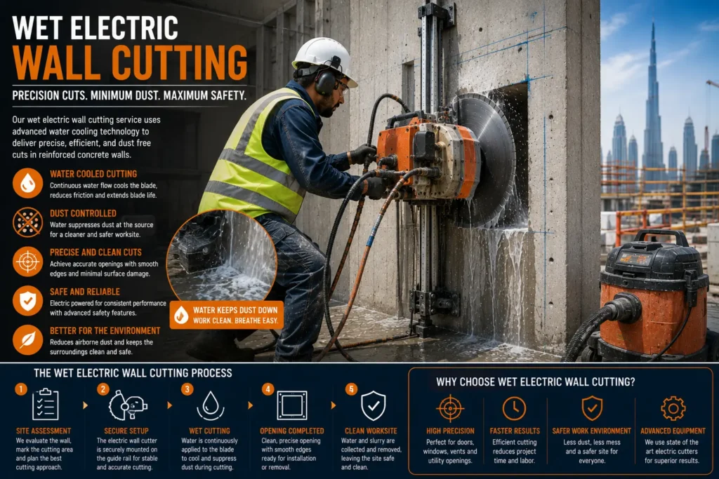 Wet Electric Wall Cutting