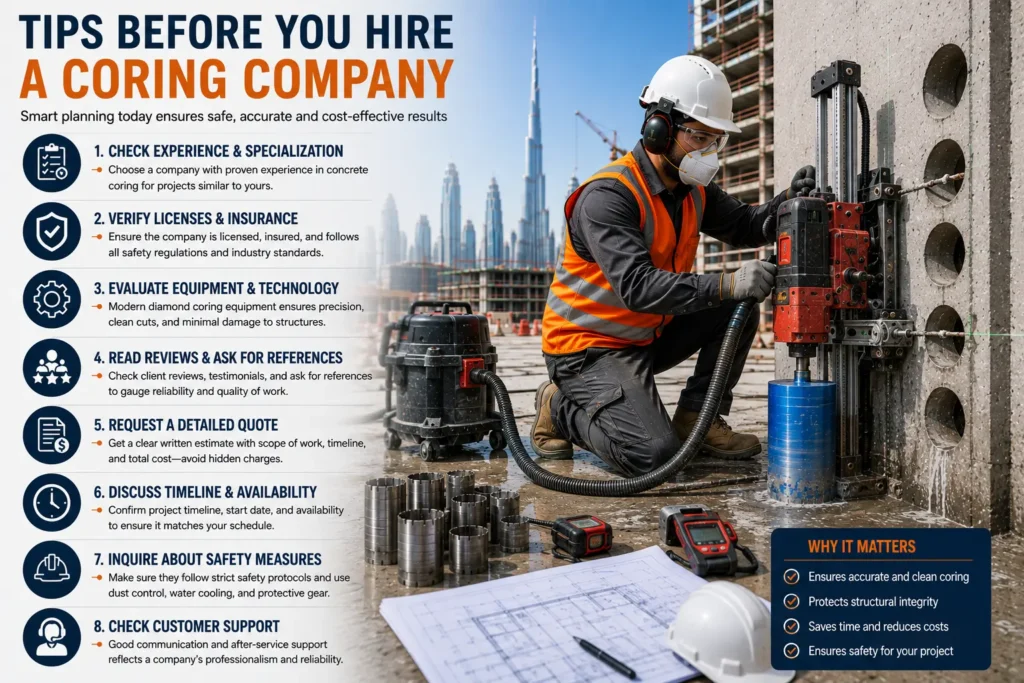Tips Before You Hire a Coring Company