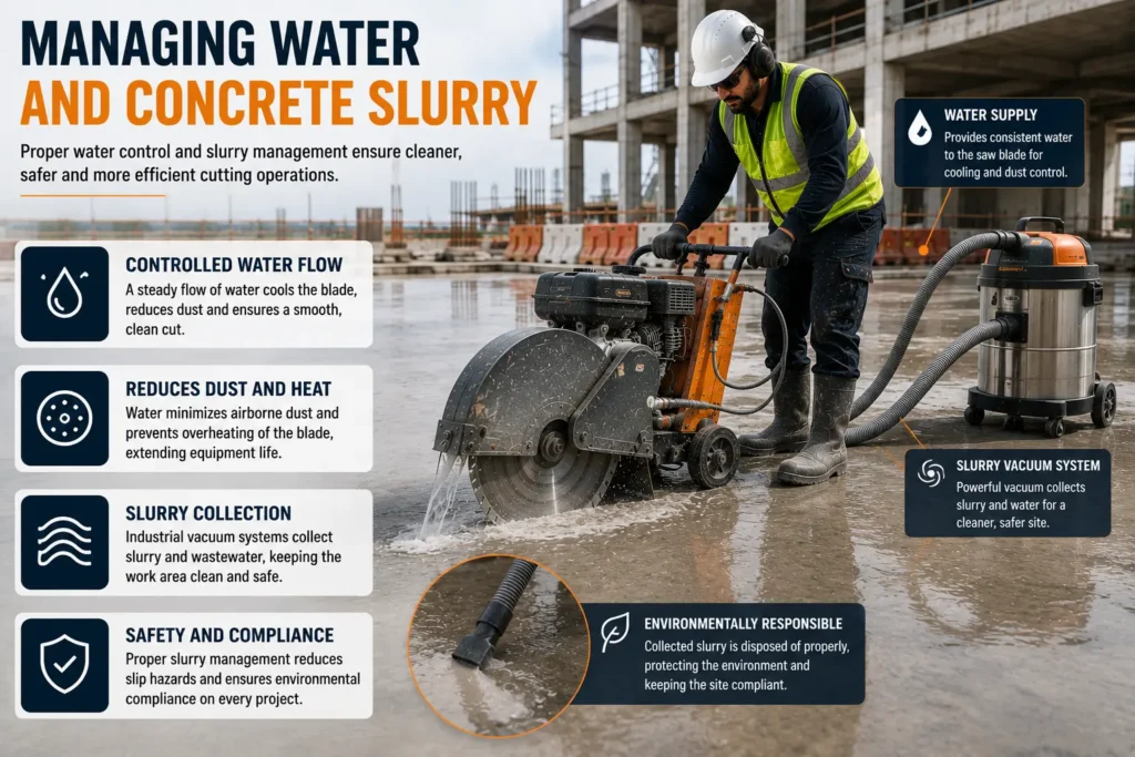 Managing Water and Concrete Slurry