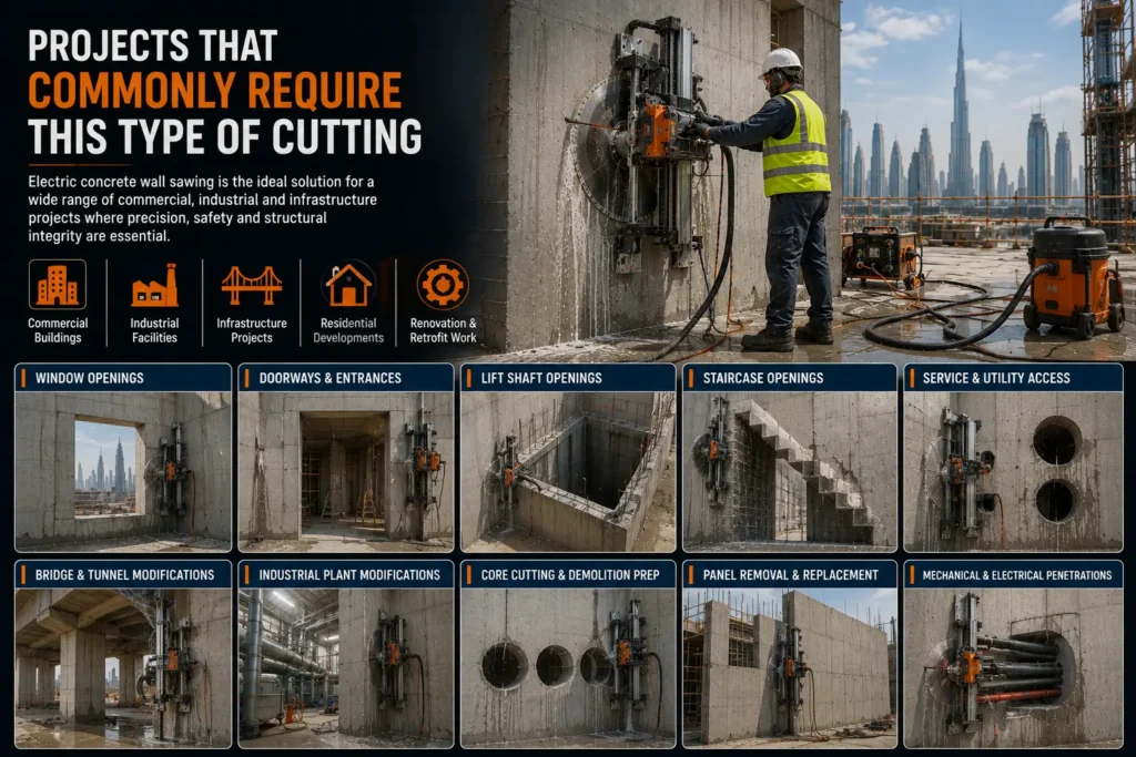 Projects That Commonly Require This Type of Cutting