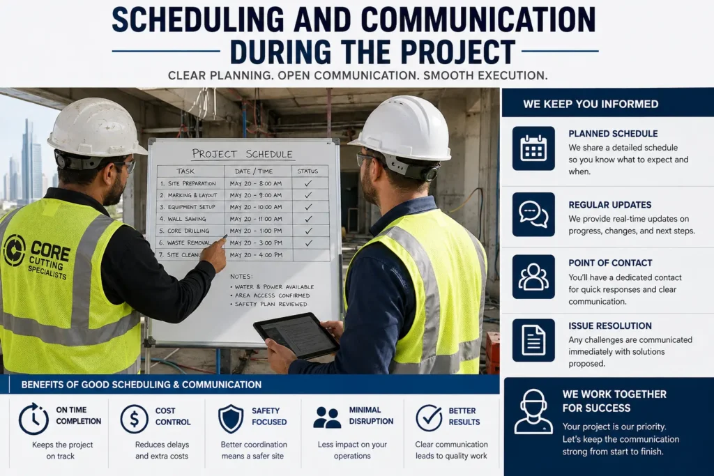 Scheduling and Communication During the Project
