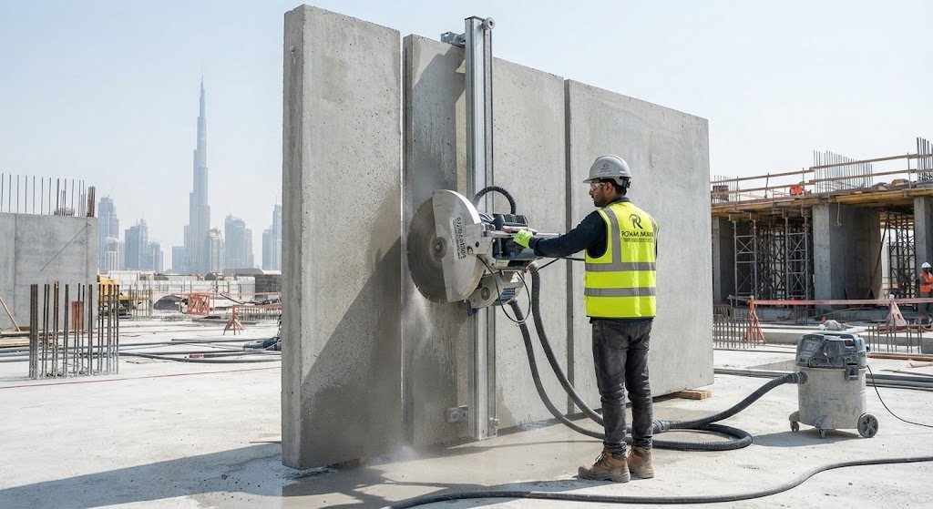 Vertical Panel Saw Cutting Services in Dubai