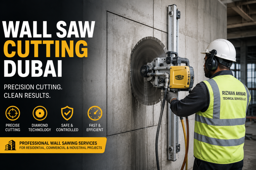 Soft Cut Concrete Saw Services in Dubai