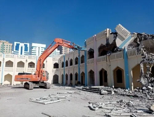 Demolition in Dubai