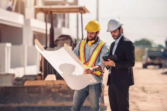Concrete contractor team in Dubai