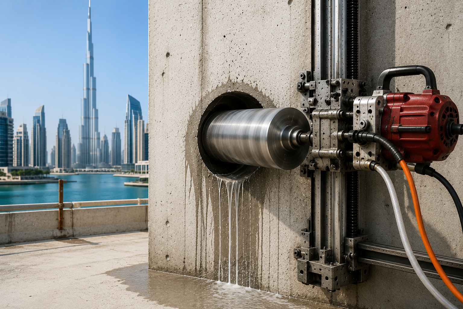 Concrete Wall Core Cutting Dubai