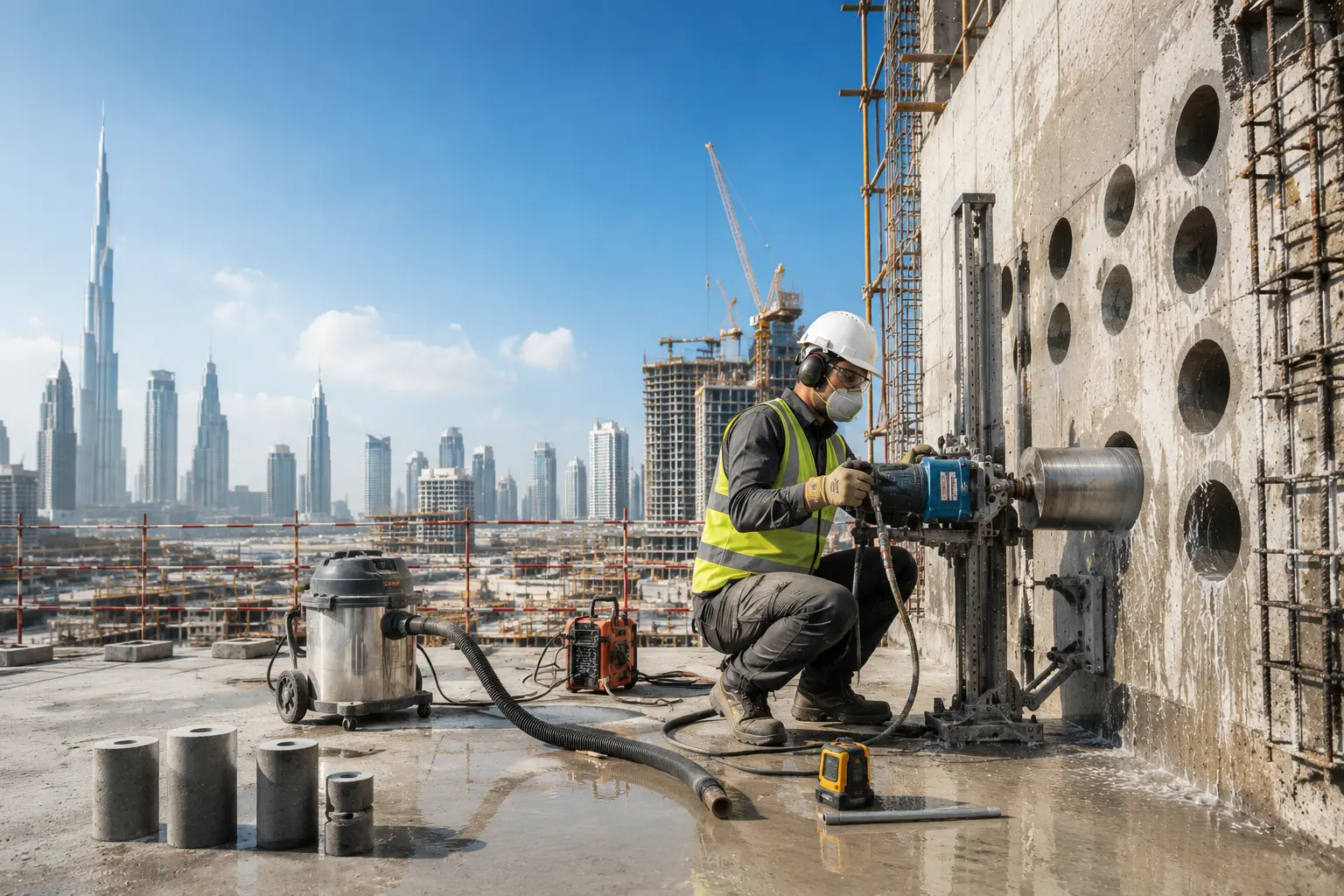 Concrete Coring Services in Dubai
