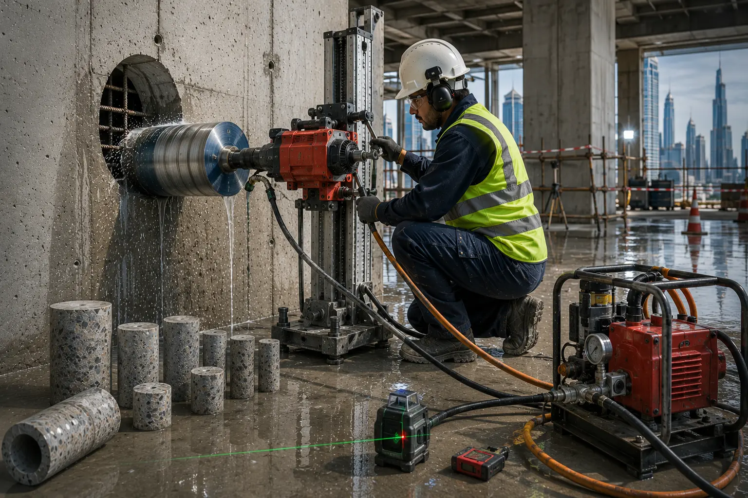 Concrete Core Cutting Saw