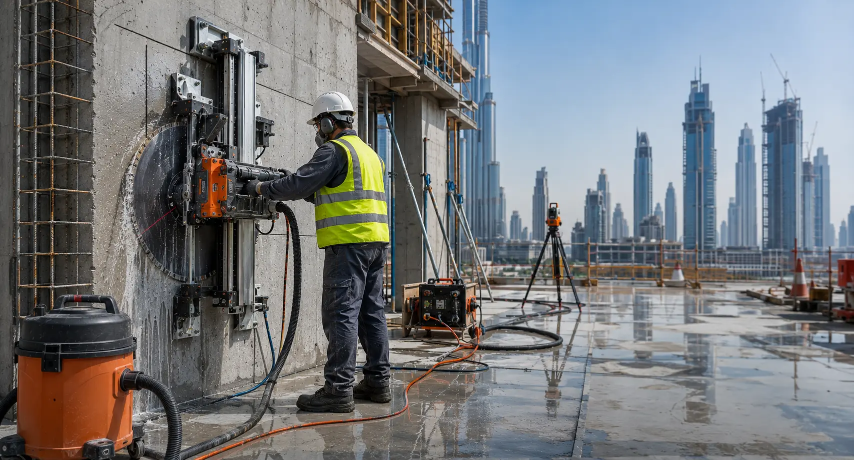 Electric Concrete Wall Saw